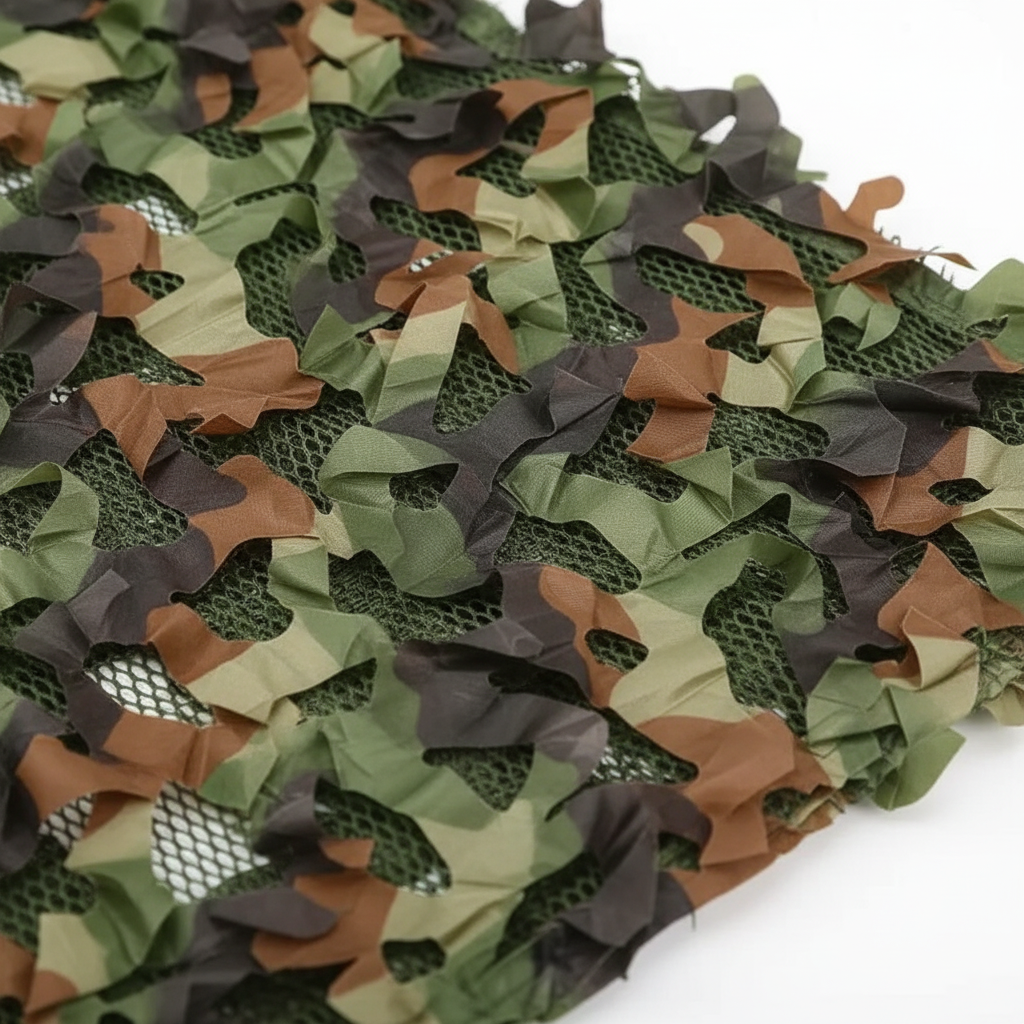 Woodland Camouflage Net with Carry Bag- 15×5 FT