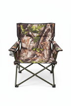 Camo Folding Chair with Armrests - Front