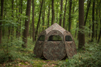 Camo Hunting Blind - Outdoor Setting