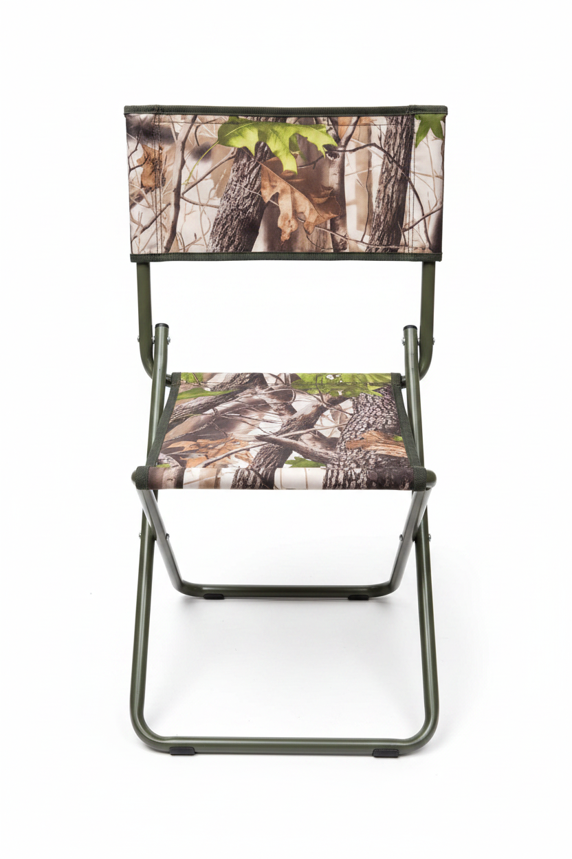 Camo Hunting Chair - Front View