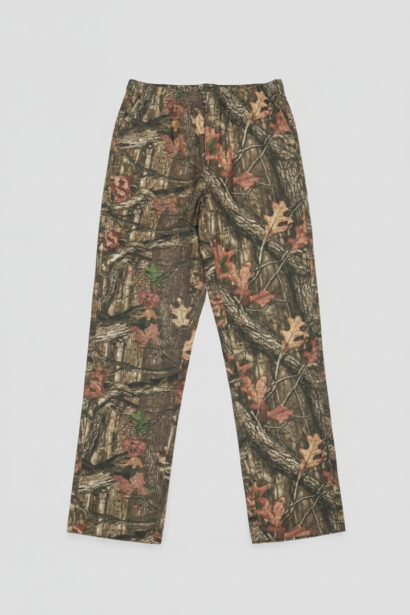 Camo Hunting Trousers - Flat Lay