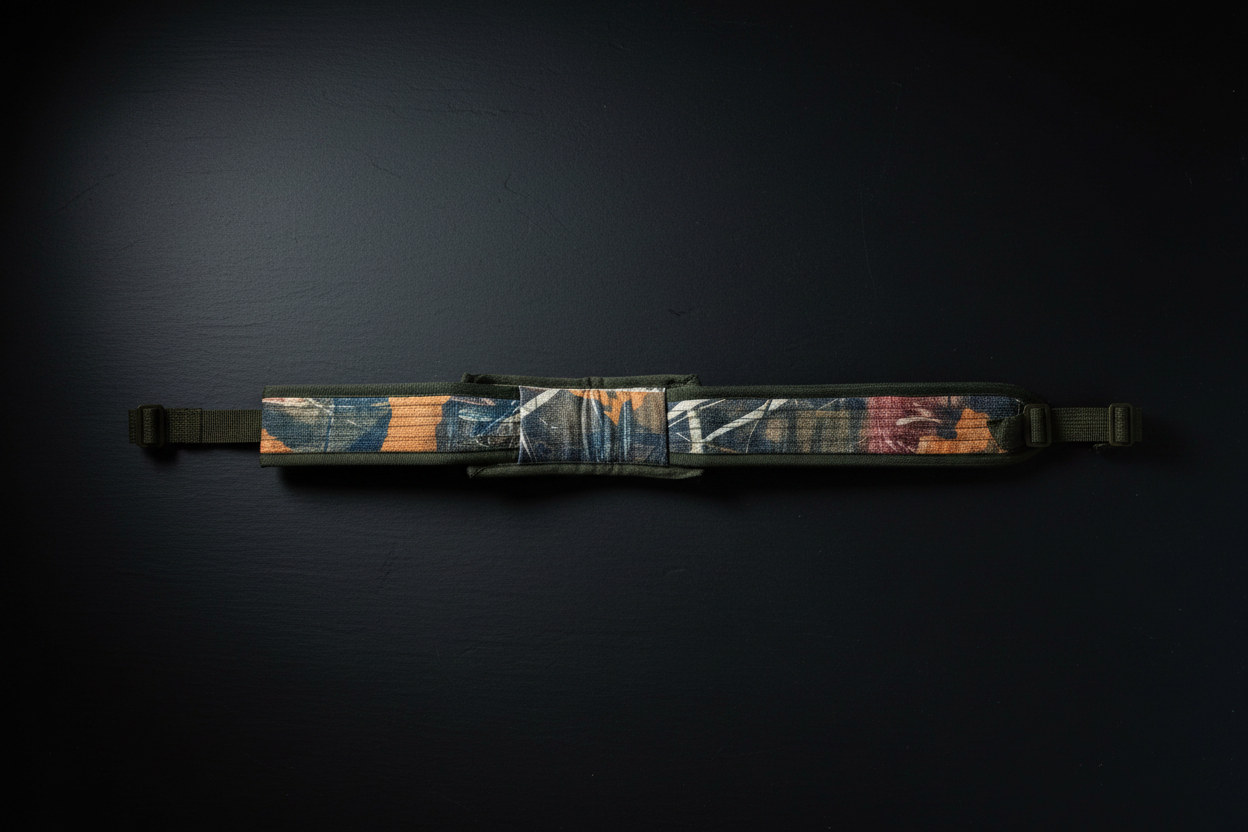 Camo Sling Strap Dark Background