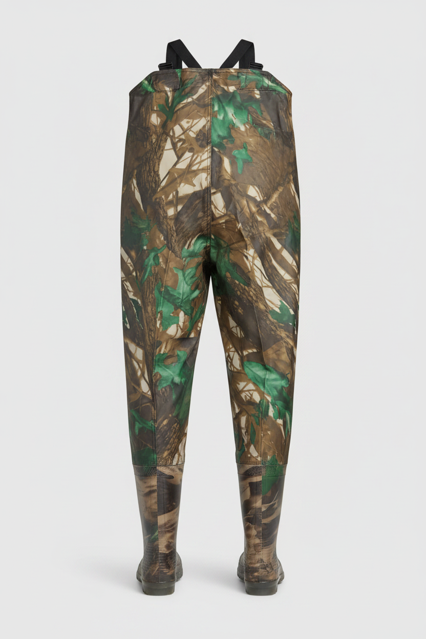 Camo Waders - Back View