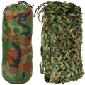 Woodland Camouflage Net with Carry Bag- 15×5 FT