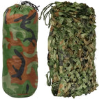 Woodland Camouflage Net with Carry Bag- 15×5 FT