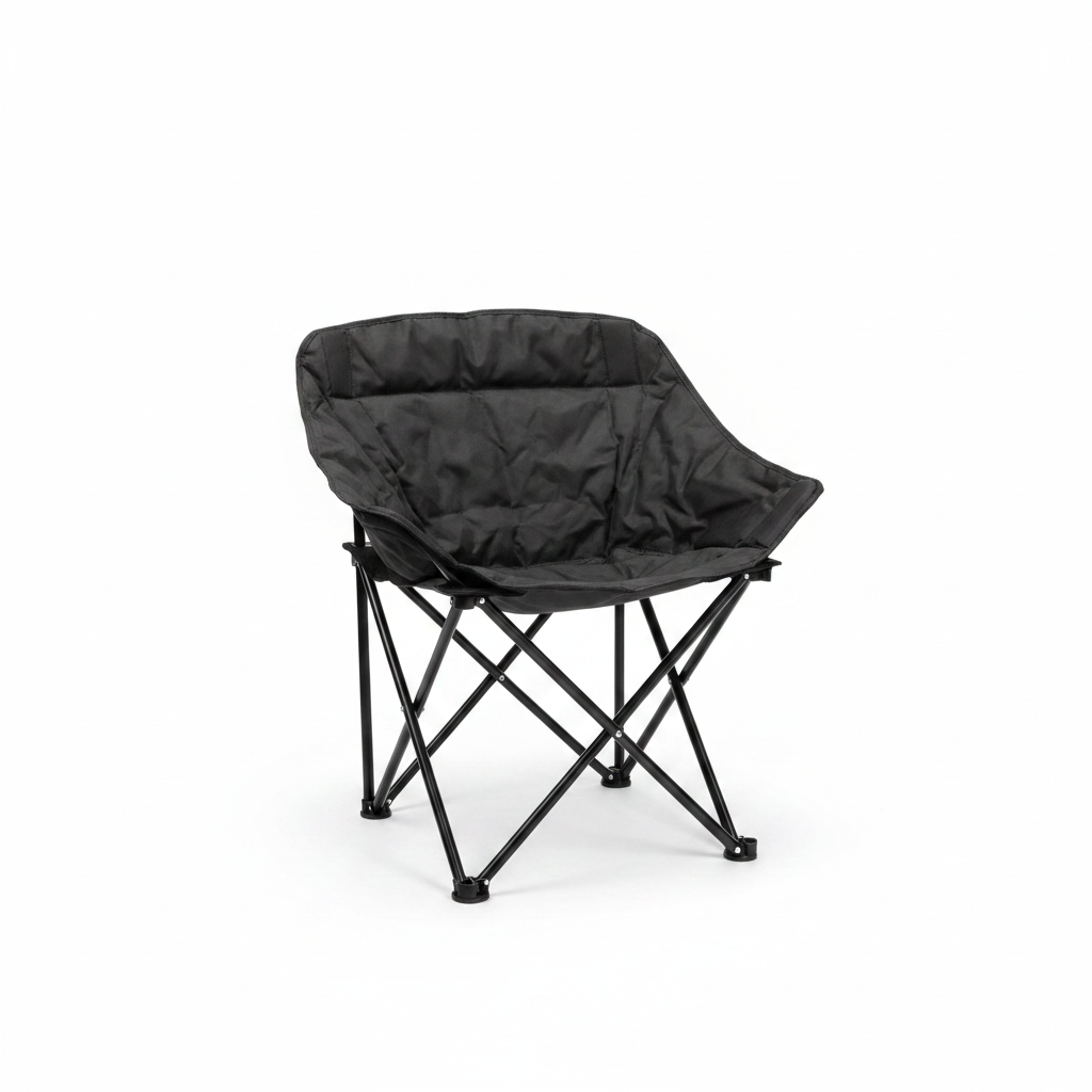 Folding Moon Chair - Black