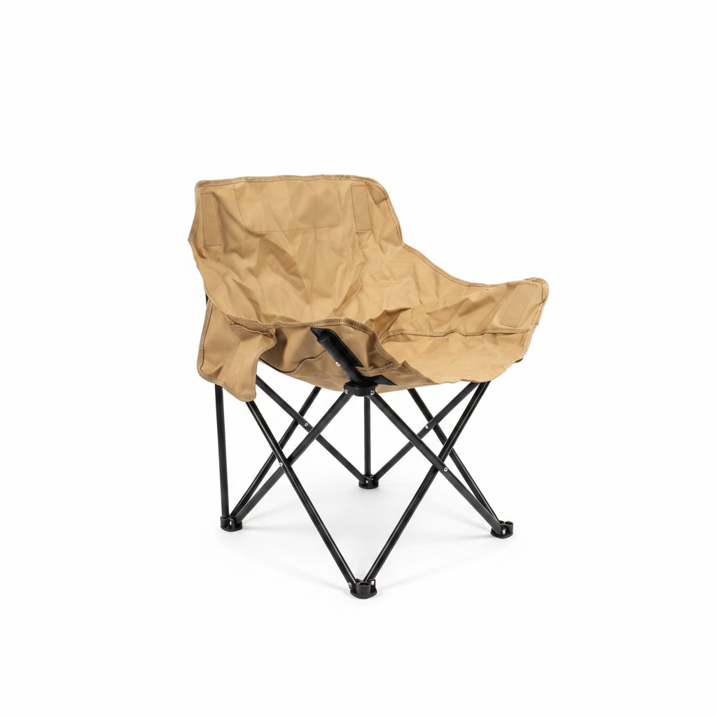 Folding Moon Chair - Tan