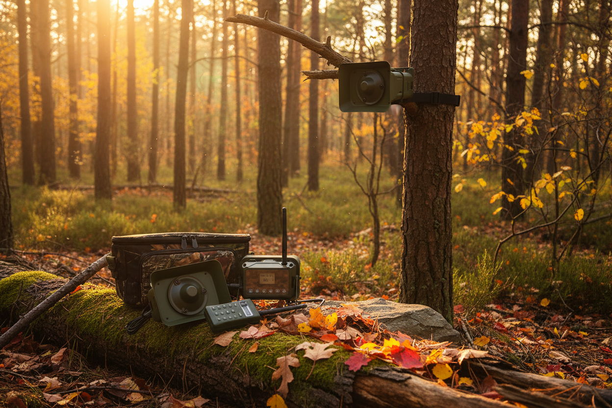 Forest Hunting Scene