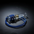 Clear Acrylic Duck Call with Blue Lanyard — Precision Brass Reed