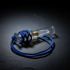 Clear Acrylic Duck Call with Blue Lanyard — Precision Brass Reed