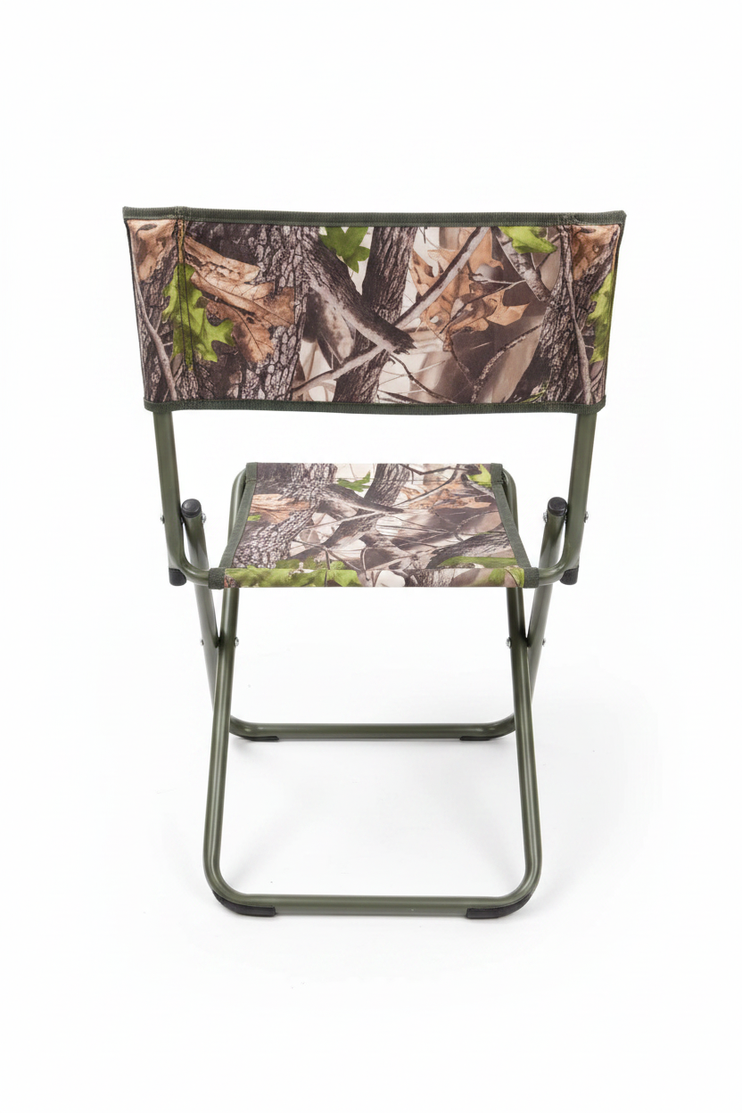 Camouflage Folding Hunting Chair with Backrest