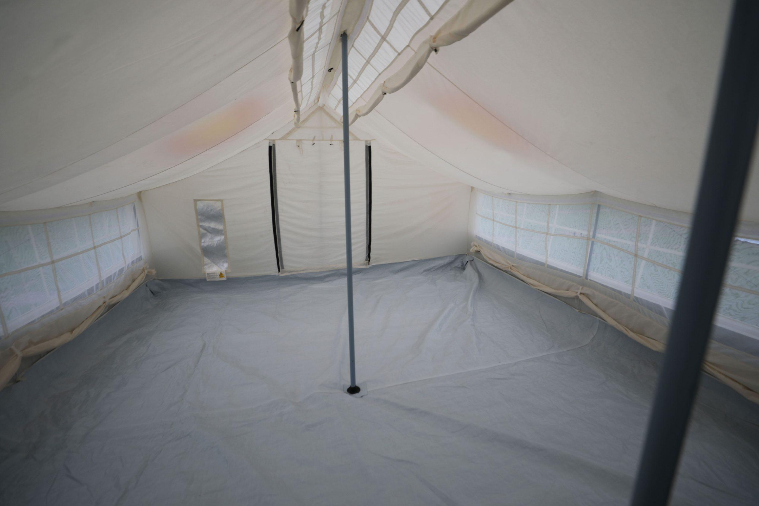 Large Canvas Wall Tent – Heavy Duty Outdoor Hunting & Camping Tent