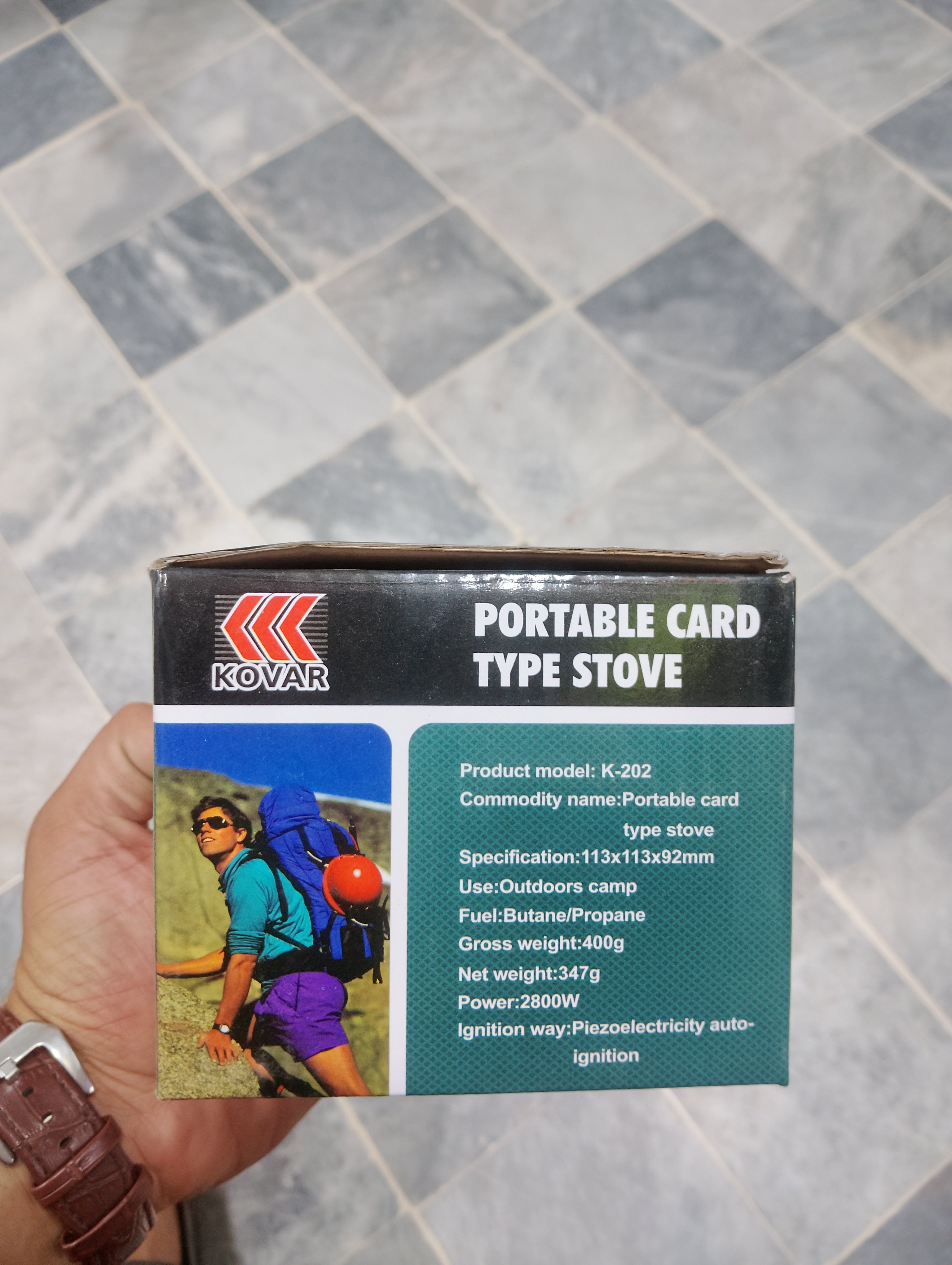 Kovar K-202 Portable Card Type Stove