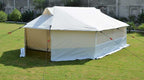 Large Canvas Wall Tent – Heavy Duty Outdoor Hunting & Camping Tent