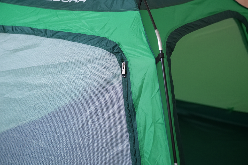 Tent close-up detail