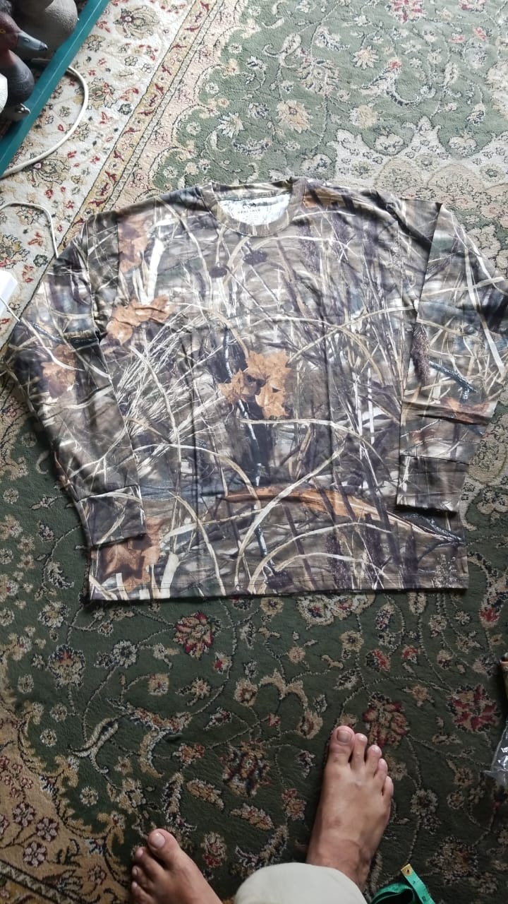 Camouflage Long Sleeve Hunting Shirt