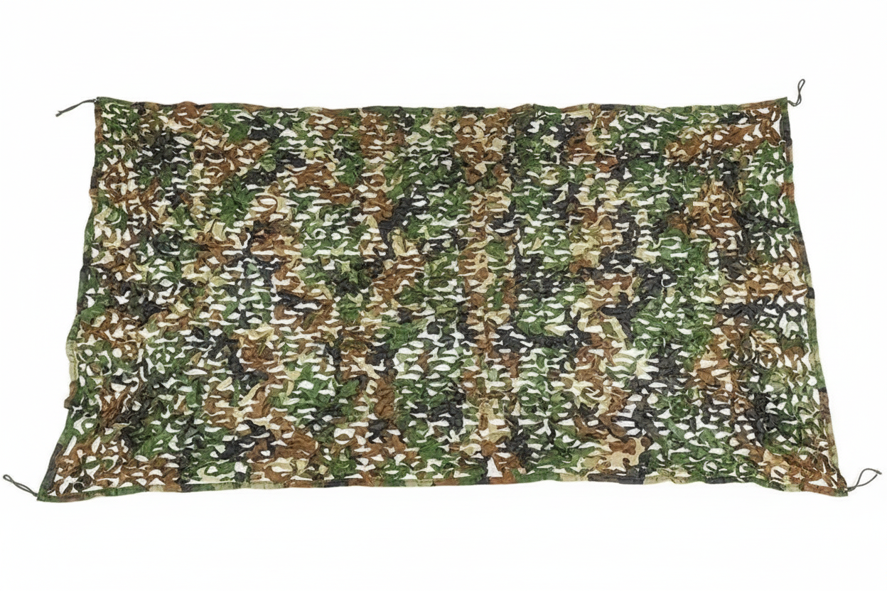 Woodland Camouflage Net with Carry Bag- 15×5 FT